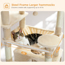 The Savannah | Multi-Level Cat Tree Tower with Scratching Posts & Condo