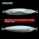 Metall-Jig-Köder 20g 30g 40g Spinner 3D Augen Popper Sinking Pencil Spinnfischen Angelzubehör Haken Swimbait Pesca Spinnerbait Köder