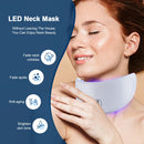 Neck LED Lift Mask Photon Anti-Wrinkle Skin Tightening Neck Beauty Device Skin Brighten Rejuvenation Neck Wrinkle Remover