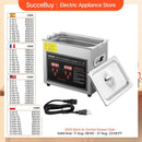 VEVOR 2L 3L 6L 10L 22L 30L Ultrasonic Cleaner Stainless Steel Portable Heated Cleaning Washing Machine Ultrasound Home Appliance