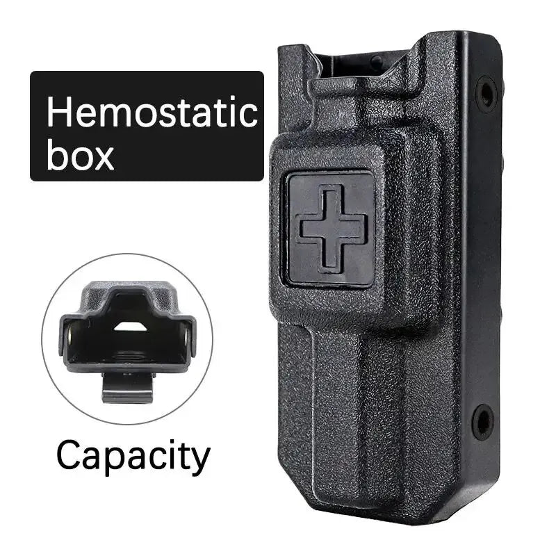 Tactical EDC Tourniquet Holder Case Storage Box Quick Pull For IFAK MOLLE Combat First Aid