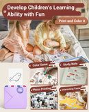 Portable Printer Phomemo M02S Thermal Mini Printer 300dpi Inkless Pocket Printer Compatible 15/25/53mm Sizes Self-Adhesive Paper