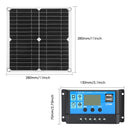 300W Tragbare flexible Solarmodul-Kits, monokristallines Silizium-Solarpanel mit 30A/40A/50A/60A Controller für Telefone und Kameras