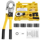 Hydraulic Pipe Crimping Tool Adjustable Crimper with Heavy-Duty Pressure for Copper Stainless Steel PEX Pipes TH V12/15/18/22/28