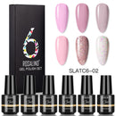 ROSALIND Nail Kit Manicure Set For Nail Gel Varnish Semi Permanent Lot 36W UV LED Lamp Nail Art machine Gel Polish Set