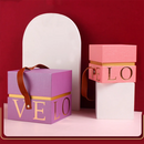 Wedding Favor Gift Packaging Box Handled Candy Box for Valentine's Day Christmas Present Boxes Square Candy Jewelry Storage Case