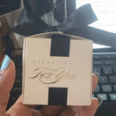 Custom Logo Wedding Favors Gift Box With Ribbon Candy Boxes For Christening Baby Shower Birthday Event Party Supplies