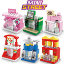 SLUBAN Girl Princess Royal Carriage Wagon Horse Racing Party Model Building Blocks Enlighten Action Figure Toys For Children