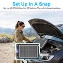 Helios Sol | Portable 12V Solar Battery Trickle Charger & Maintainer