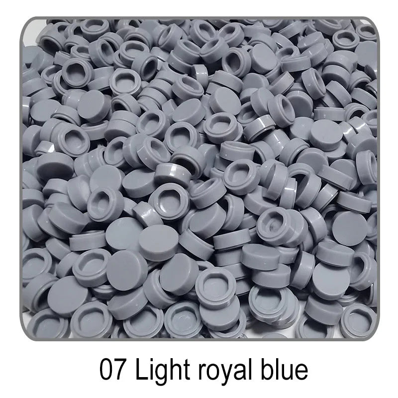 1000pcs DIY Pixel Art Bricks1x1 Round Tile Building Blocks Compatible with 98138 Anime Figure Assemble Toys Gift for Children