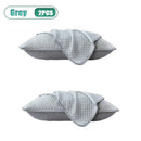 1-4PCS 48x74cm Ice Bean Pillowcase Summer Cooling Solid Color Cool Touch Fabric Washable for Air Conditioning Room