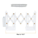 Adjustable Bookend with Pen Holder Extends up to 19 Inch Expandable Desk Magazine File Organizer Holder for Office Book Storage