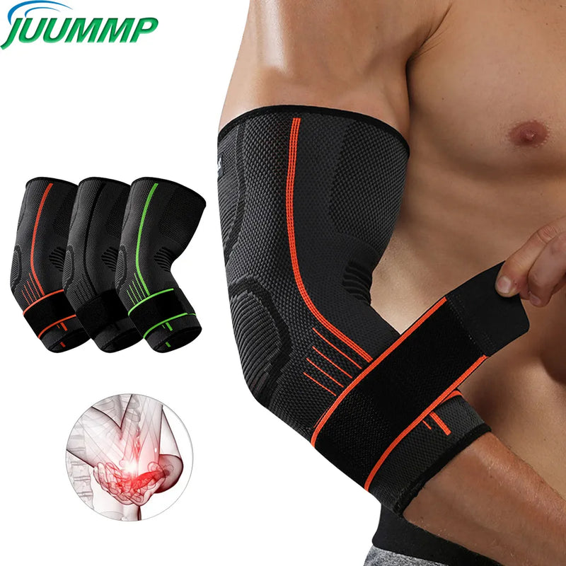 JUUMMP Elbow Compression Sleeve Support Brace Arm Warmers Arthritis Bandage Arm Pads Guard Stretch Accessories For Women Men