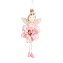 2024 Easter Flower Angel Wings Girls Window Sitting Fairy Tree Hanging Figurine For Woman Gift Home Wedding Birthday Party Decor