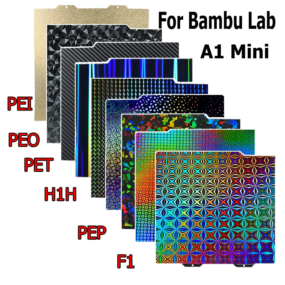 PEI Sheet for Bambulabs A1 Mini Bambu Lab Build Plate Smooh PEO PET H1
