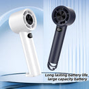 Mini Handheld Fan Portable Hook Turbo Fan Usb Rechargeable Led Display Screen Summer Cooling Outdoor Desktop Camping ElectricFan