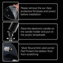 10Pcs Acrylic Candelabra 10 Arm Clear Candle Holder Wedding Table Centerpiece Home Decoration