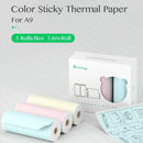 A9 Thermal Paper label Paper Sticker PeriPage 77x30mm For Thermal Pocket Mini Wireless Printer A9 For Photos Notes