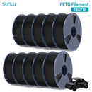 SUNLU 10KG PETG/ABS Filaments 10Rolls 3D Filament 1KG/roll 1.75mm 100% Filament Lines Up Neatly For 3D Printing From EU US