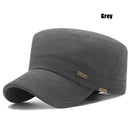 New Fashion Classic Casual Cotton Snapback Hats Outdoor Sport Baseball Cap Flat Military Cadet Cap Style Design
