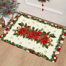 A Christmas-themed snowman rug for your homeHome Decor Bedroom Living Room Entryway Floor Mat Kitchen Bathroom Carpet