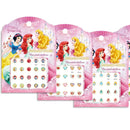 Disney Princess Earring Stickers Girl Makeup Toy  Frozen Sofia Mermaid Ear Stickers