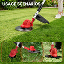 10Inch 4000W Brushless Electric Lawn Mower 36000RPM Grass Trimmer Length Adjustable Garden Tools For Makita 18V Battery Pins