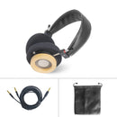 OKCSC WTD-3 Maple Wooden On-Ear Headphones Superior Sound with 40mm Speakers 3.5mm Replacement Cable HiFi Open-Back Headphones