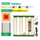 Vollspektrum-LED-Pflanzenlampe 240W 320W 400W SMD3030 faltbare LED-Pflanzenlampe für Gewächshausblumen, Sämlingszuchtzelte, Hydroponik