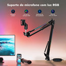 RGB, Microphone Articulated Arm, Microphone Support, Articulated Support, Microphone Pedestal, Brazo for Microphone