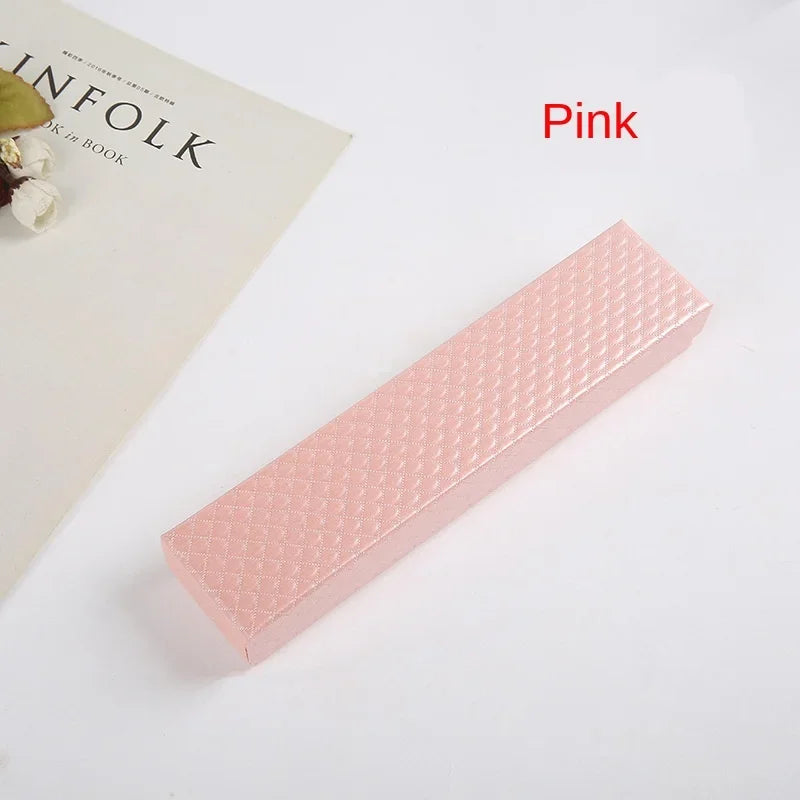 22x5x3cm Rectangle Cardboard Jewelry Set Box for Ring Necklace gift boxes for jewellery packaging Wedding Party Jewelry Display