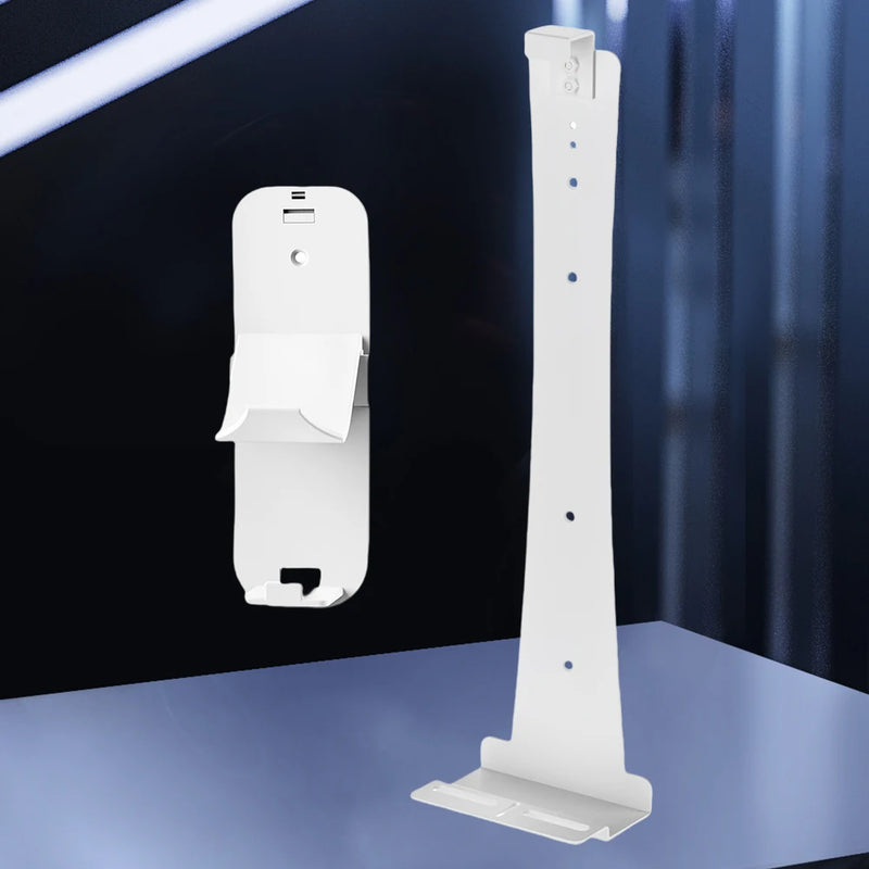 For PS5/PS5 Slim/PS5 Pro Wall Mount Storage Bracket Controller Headset Hook Host Wall Mount Bracket Host Stand for PlayStation 5