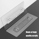 2/4/6/8/10 Shelf Support Adhesive Pegs Closet Partition Bracket Cabinet Support Clips Wall Hanger Sticker For Kitchen Bathroom