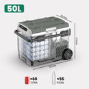 Alpicool EZGW 40L 50L 60L Car Refrigerator Portable Compressor Cooler 12/24V DC 100-240V AC Mini Fridge Freezer for Camping BBQ