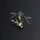 i-Remiel Vintage Metal Small Deer Head Elk Brooch Pin for Suit Shirt Collar Badge Lapel Pins and Brooches Men's Accessories