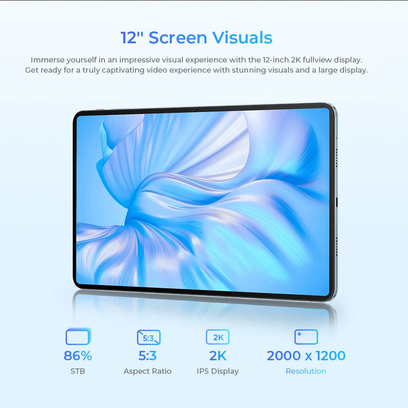 [World Premiere] Oukitel OT5 Tablet 12" FHD+ 12GB+256GB 11000mAh  Android 13 Tablets 16MP Camera  MTK Helio G99 Tablet Pad