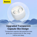 Baseus WM02 TWS Kabelloser Kopfhörer Bluetooth 5.3 Kopfhörer Headset True Wireless Earbuds für iPhone 13 Pro Max Freisprech-Ohrhörer