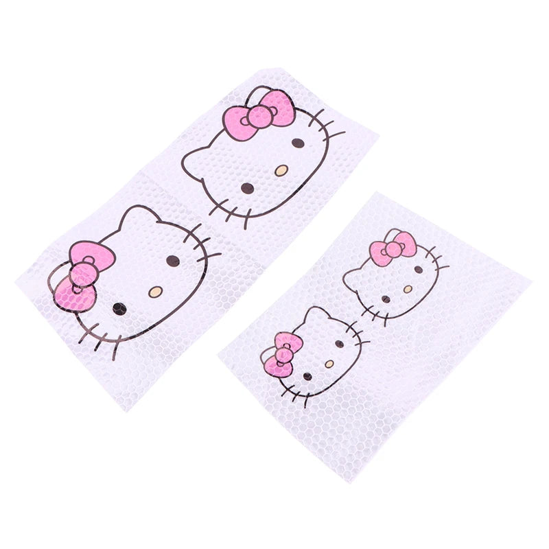 Sanrio Cartoon Reflective Sticker Cute Electric Vehicle Motorcycle Body Decoration Car Helmet Warning Decal Hello Kitty Stickers