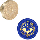 Halloween Series Wax Seal Stamp Head Witch,Bats,Skeleton 0.98" Brass Wax Sealing Stamp Heads For Decorating Envelopes Invitation