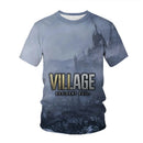 2023 Hot Sale Game Residents Village Evils 3D Printed Men T-shirt Fashion Casual Summer Oversized Short Sleeve Cool T Shirt