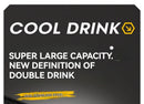 1L Insulated Cold Water Bottle Thermos Stainless Steel Tumbler Qutdoor Sports Handle Vacuum Flasks Double Wall Cup