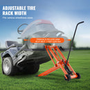SucceBuy Lawn Mower Lift with Hydraulic/Threaded jack, 500/880 Lbs Adjustable Movable Lawn Lifter for Lawn Mower  Garden Tractor