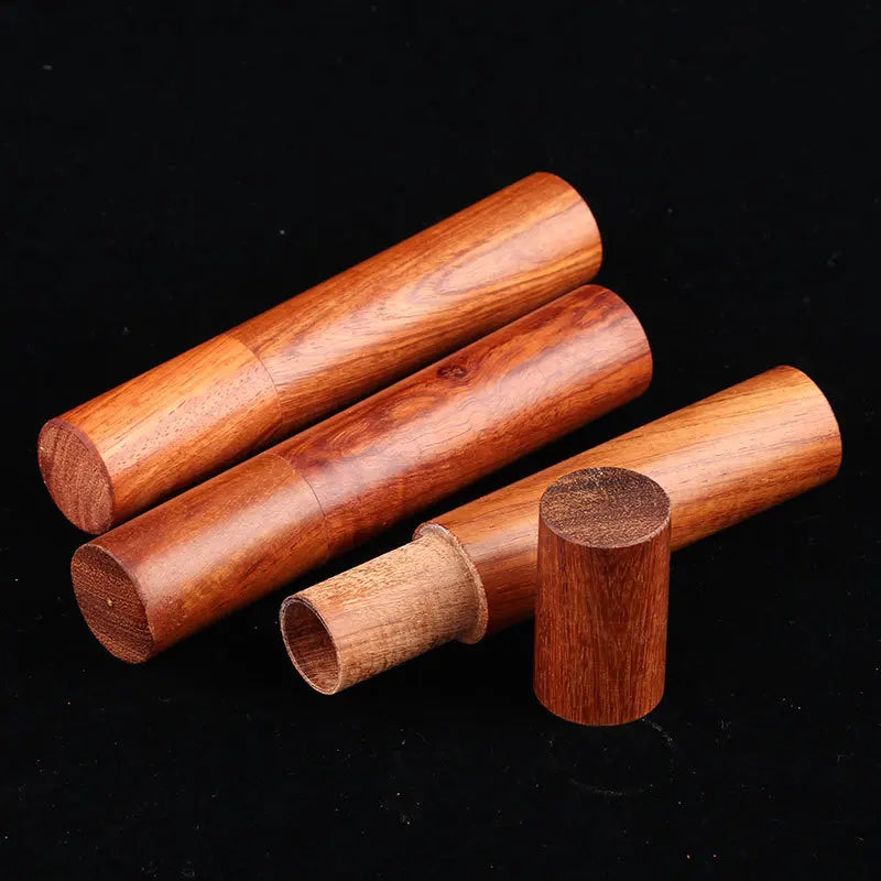 2 Pcs Rosewood Case Stick Incense Storage Box 10g 20g Sandalwood Line Incense Joss-sticks Buddha Incense Sticks Holder