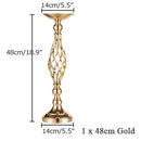 ERMAKOVA Flower Arrangement Stand Vase Pillar Candle Holders Wedding Party Dinner Centerpiece Event Restaurant Hotel Decoration
