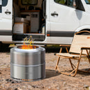 The Ember Hearth | Stainless Steel Smokeless Fire Pit System