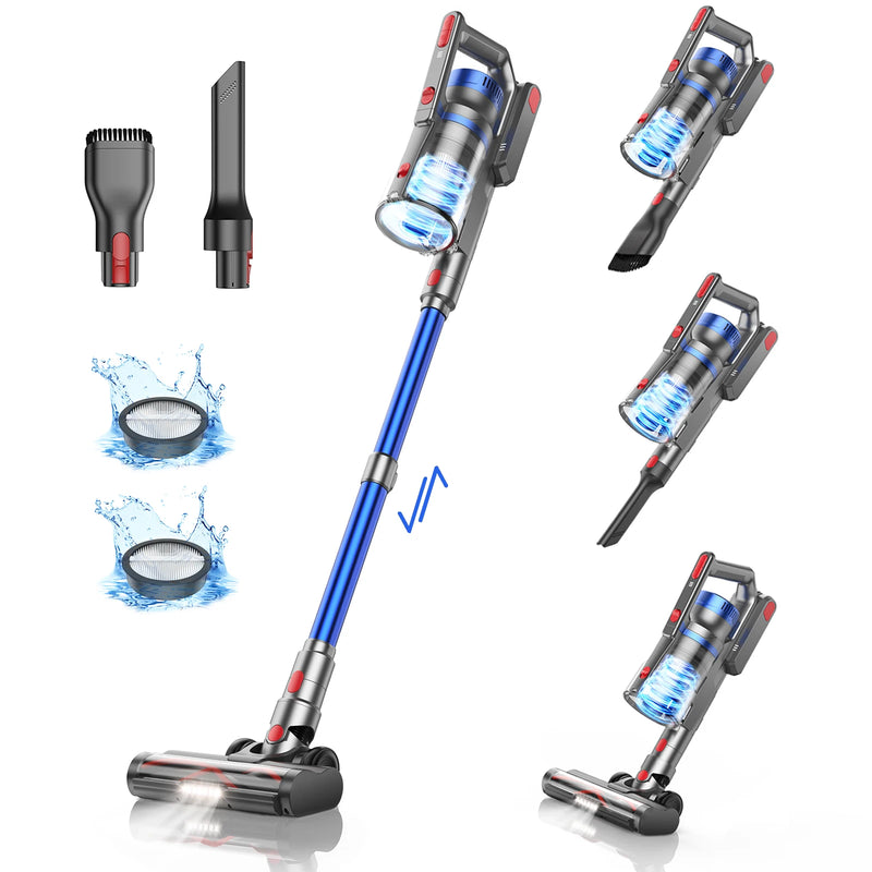 Buture JR500 Cordless Vacuum Cleaners Handheld 55 Mins 36000PA Suction Power Home Appliance 1.2L Dust Cup Removable Battery