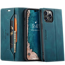 Leather Cases for iPhone 14 13 12 11 Pro Max Mini XR XS Max 8 7 6s Plus SE 2022 2020 Wallet Folio Flip Cover Rfid Blocking