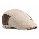 2023 Spring Cotton Letter Embroidery Newsboy Caps Flat Peaked Cap Men and Women Painter Beret Hats 119