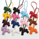 Pony Bag Charm, PU Leather Luggage & Car Pendant, Premium Versatile Travel Accessories