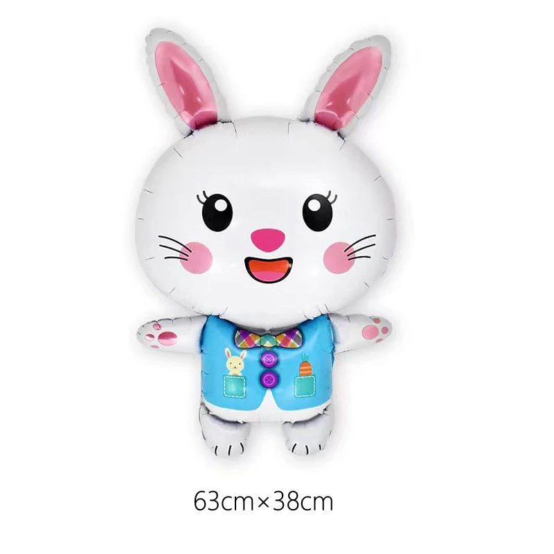 Easter Outdoor Party Games for Family Bunny Potato Sack Race Jumping Bags Kids Easter Egg Spoon Race Eggs Hunt Games Party Favor